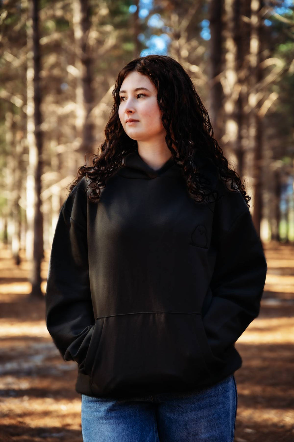 Chill Comfort Hoodie - Black