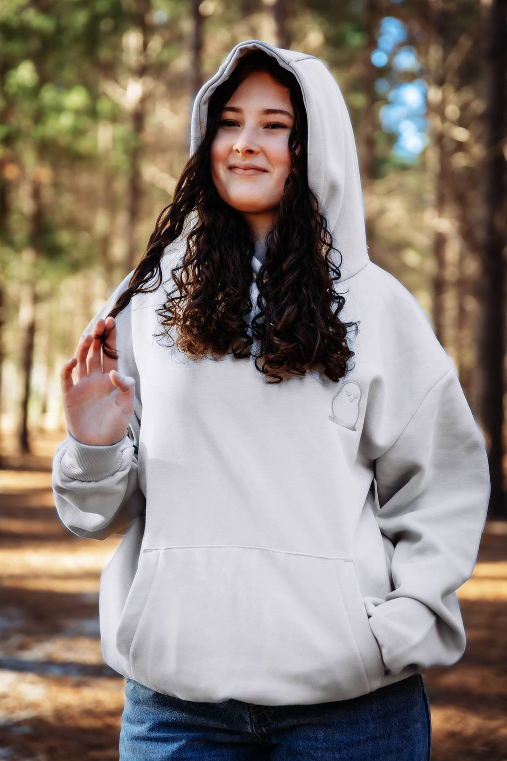 Chill Comfort Hoodie - White